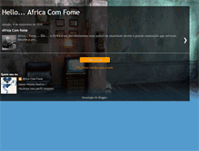 Tablet Screenshot of helloafricacomfome.blogspot.com