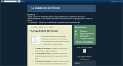 Desktop Screenshot of cuadratura-del-circulo.blogspot.com