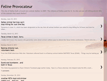 Tablet Screenshot of feline-provocateur.blogspot.com