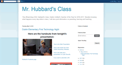 Desktop Screenshot of mrhubbardsclass.blogspot.com
