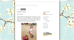 Desktop Screenshot of morethantwototango.blogspot.com