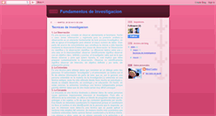 Desktop Screenshot of fundamentosdeivestigacion.blogspot.com