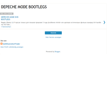 Tablet Screenshot of depechemodebootlegs.blogspot.com