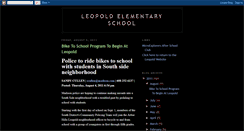 Desktop Screenshot of leopoldelementary.blogspot.com