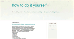 Desktop Screenshot of how-to-doityourself.blogspot.com