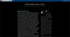 Desktop Screenshot of photographictravelsinitaly.blogspot.com