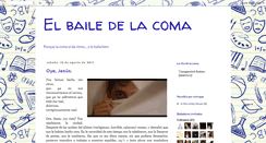 Desktop Screenshot of elbailedelacoma.blogspot.com