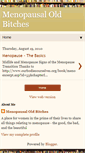Mobile Screenshot of menopausaloldbitches.blogspot.com