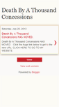 Mobile Screenshot of deathbyathousandconcessions.blogspot.com