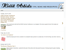 Tablet Screenshot of kidlitartists.blogspot.com