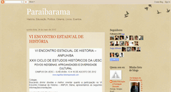 Desktop Screenshot of paraibarama.blogspot.com