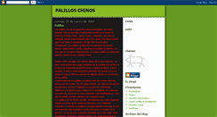 Desktop Screenshot of palilloschinos.blogspot.com