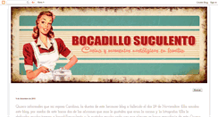Desktop Screenshot of bocadillosuculento.blogspot.com