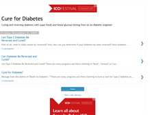 Tablet Screenshot of curefordiabetes1337.blogspot.com