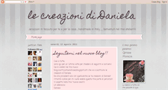 Desktop Screenshot of daniela-lecreazionididaniela.blogspot.com