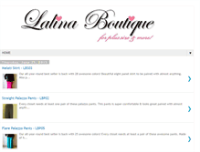 Tablet Screenshot of lalinaboutique.blogspot.com