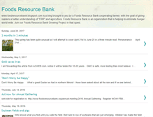 Tablet Screenshot of foodresourcebank.blogspot.com