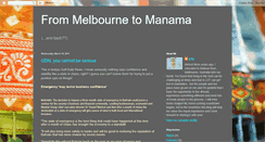 Desktop Screenshot of melbournetomanama.blogspot.com