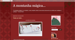 Desktop Screenshot of blogmontanhamagica.blogspot.com