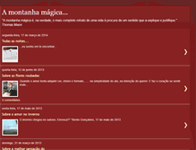 Tablet Screenshot of blogmontanhamagica.blogspot.com