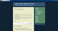 Desktop Screenshot of e-okulprogram.blogspot.com