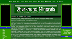 Desktop Screenshot of jharkhand-minerals.blogspot.com