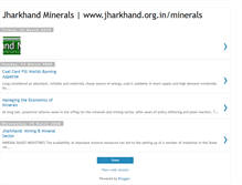 Tablet Screenshot of jharkhand-minerals.blogspot.com