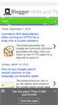 Mobile Screenshot of blogger-hints-and-tips.blogspot.com