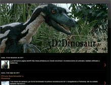 Tablet Screenshot of 3d2dinosaur.blogspot.com