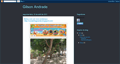 Desktop Screenshot of gilsonandrade.blogspot.com