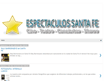 Tablet Screenshot of espectaculos-santafe.blogspot.com