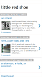 Mobile Screenshot of littleredshoe.blogspot.com