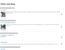 Tablet Screenshot of littleredshoe.blogspot.com