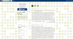 Desktop Screenshot of goodwebsitedesigns.blogspot.com