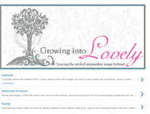 Tablet Screenshot of growingintolovely.blogspot.com