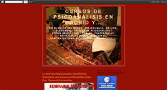 Desktop Screenshot of cursospsicoanalisis.blogspot.com