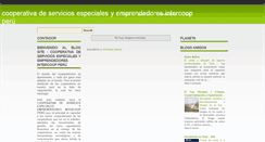 Desktop Screenshot of cooperativaintercoop.blogspot.com