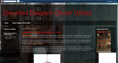 Desktop Screenshot of niagaraghostwalks.blogspot.com