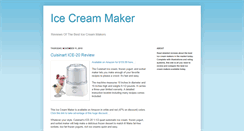 Desktop Screenshot of icecreammaker.blogspot.com