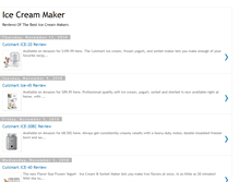 Tablet Screenshot of icecreammaker.blogspot.com