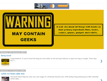 Tablet Screenshot of maycontaingeeks.blogspot.com
