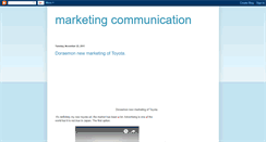 Desktop Screenshot of marketingcommunicationss.blogspot.com