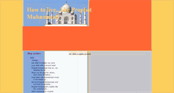 Desktop Screenshot of holyprophetmohd.blogspot.com