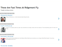 Tablet Screenshot of fasttimesatrf.blogspot.com