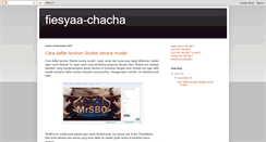 Desktop Screenshot of fiesyaa-chacha.blogspot.com