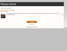 Tablet Screenshot of fiesyaa-chacha.blogspot.com