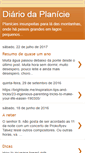 Mobile Screenshot of diariodaplanicie.blogspot.com