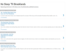 Tablet Screenshot of nosleeptilbrooklands.blogspot.com