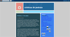Desktop Screenshot of cronicasdepedraza.blogspot.com