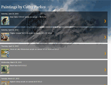 Tablet Screenshot of cathyparkes.blogspot.com